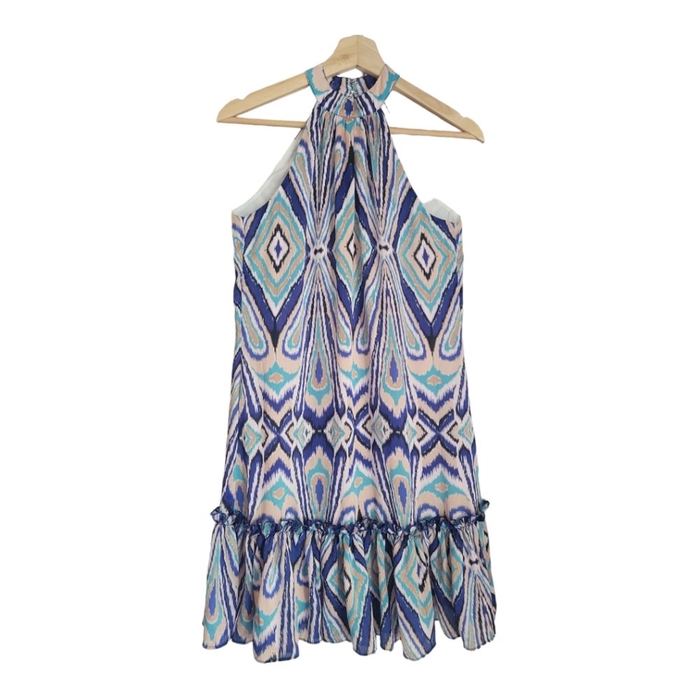 Trina By Trina‎ Turk Zuri 2 Mini Dress Women's Blue XS